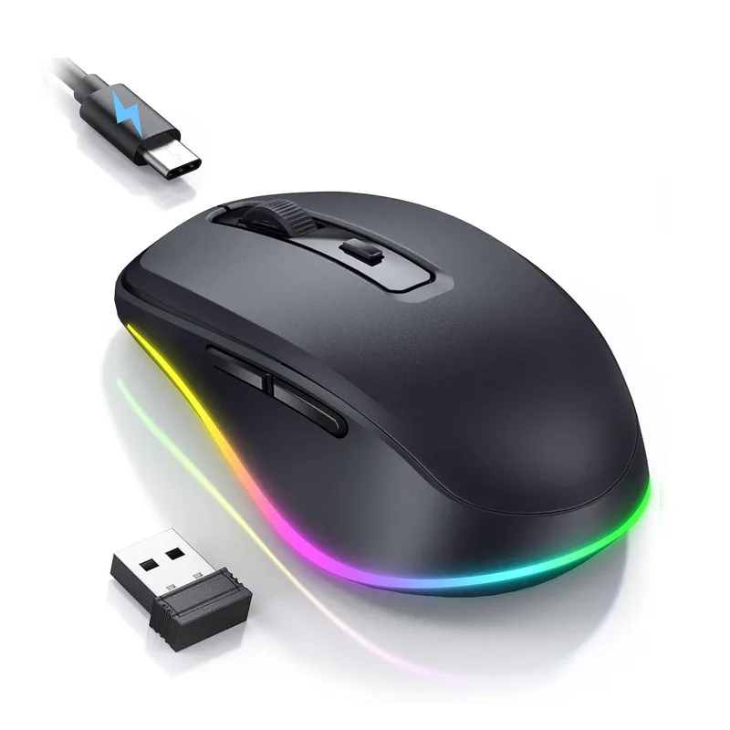 SEENDA Wireless Mouse Jiggler LED Rechargeable Moving Mouse Mover for Laptop with Undetectable Random Movement - Image 7