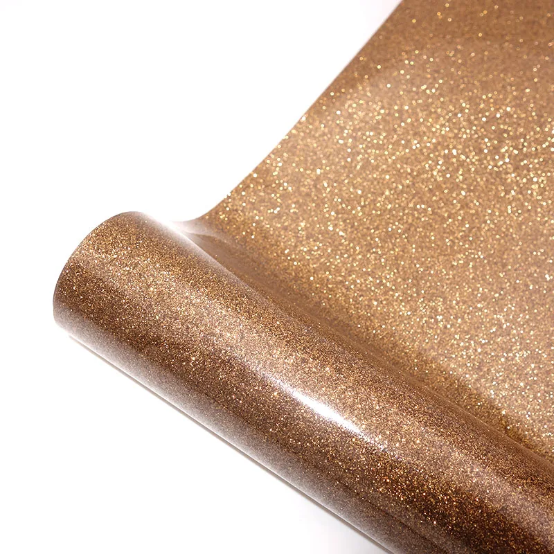 22 Colors Heat Transfer Glitter Vinyl Iron On For clothes Easy To Weed HTV Shirt High Elastic Decor Film Easy To Cut - Image 23
