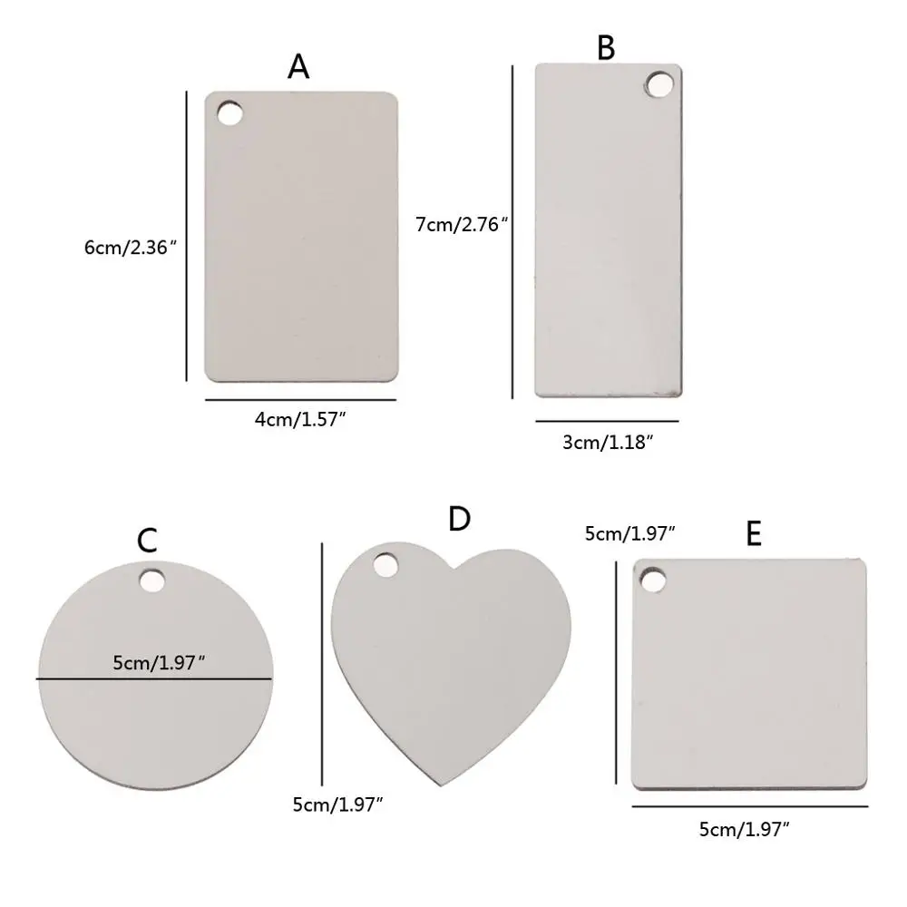 12Pc DIY Sublimation Wooden Hard Board Key Rings Double Printable White Blank MDF Key Chain Heat Transfer Jewelry Making - Image 6