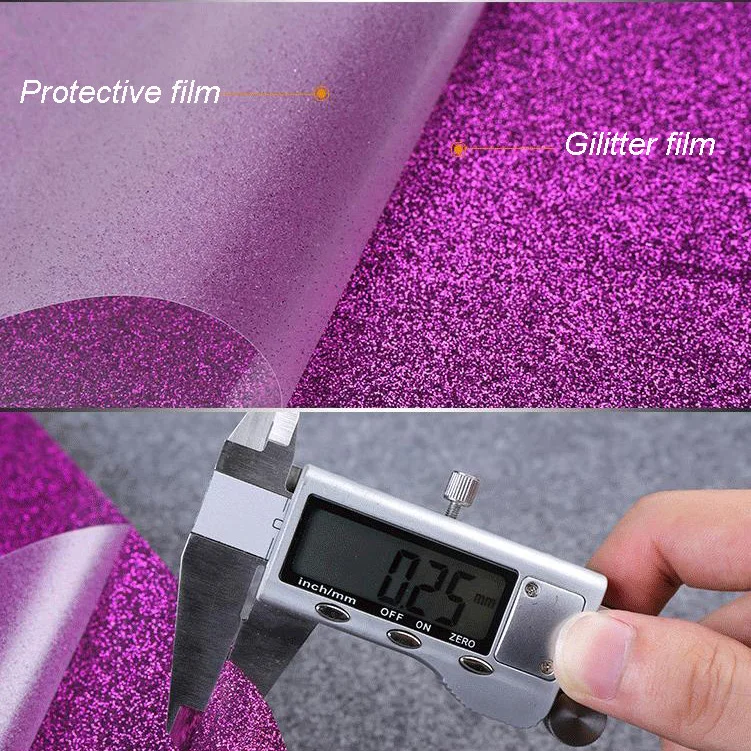22 Colors Heat Transfer Glitter Vinyl Iron On For clothes Easy To Weed HTV Shirt High Elastic Decor Film Easy To Cut - Image 6