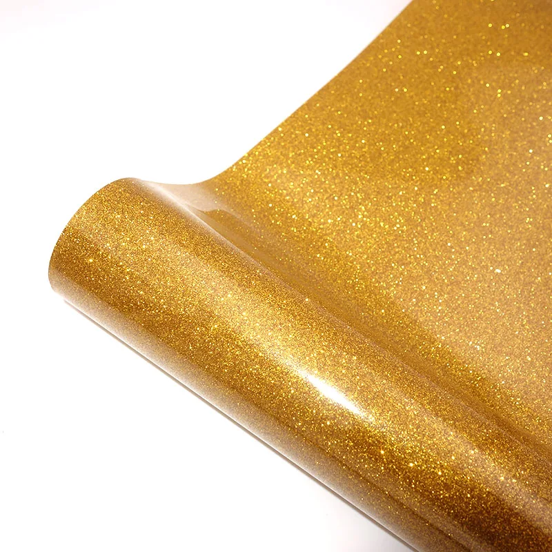 22 Colors Heat Transfer Glitter Vinyl Iron On For clothes Easy To Weed HTV Shirt High Elastic Decor Film Easy To Cut - Image 18