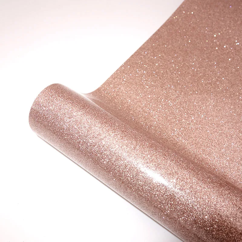 22 Colors Heat Transfer Glitter Vinyl Iron On For clothes Easy To Weed HTV Shirt High Elastic Decor Film Easy To Cut - Image 15