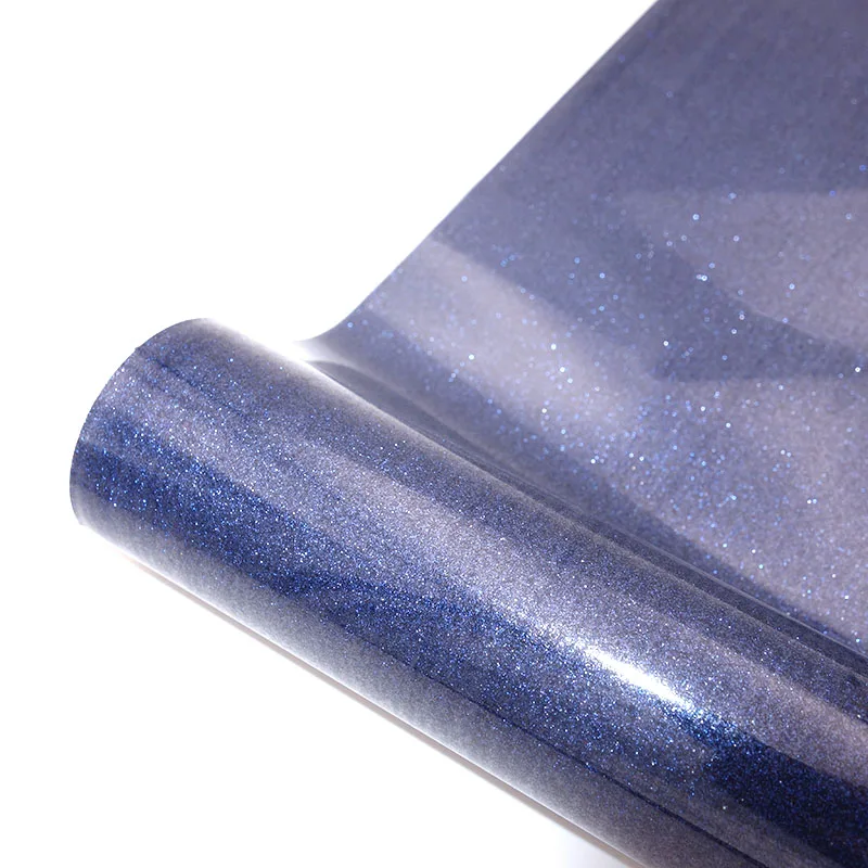 22 Colors Heat Transfer Glitter Vinyl Iron On For clothes Easy To Weed HTV Shirt High Elastic Decor Film Easy To Cut - Image 25