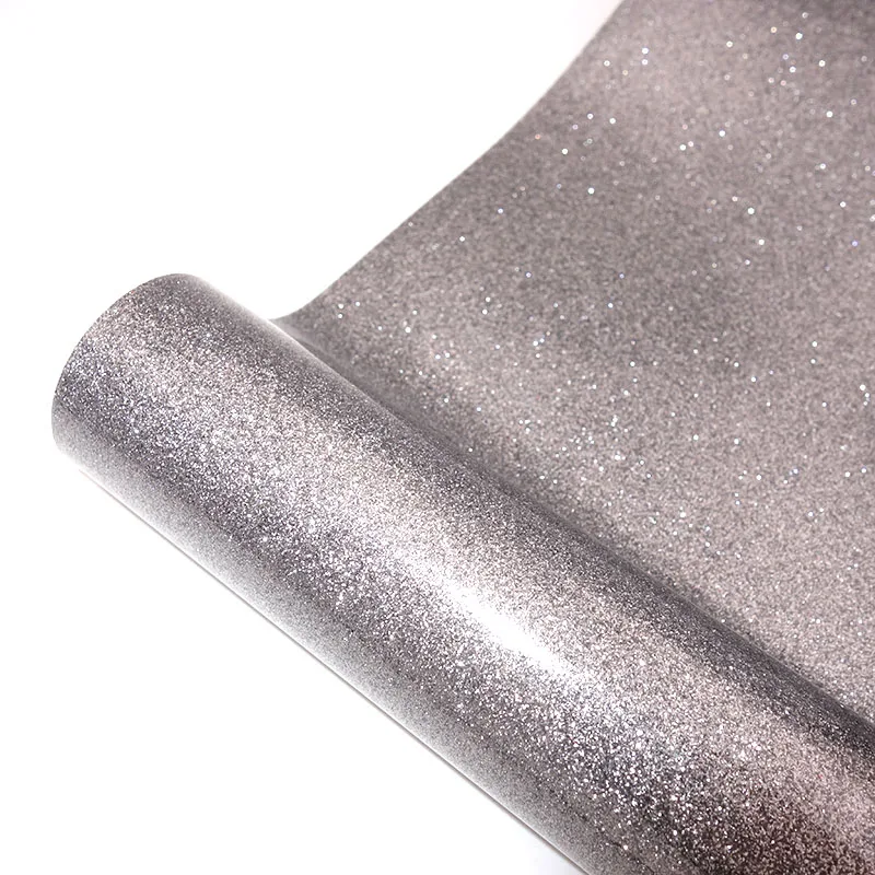 22 Colors Heat Transfer Glitter Vinyl Iron On For clothes Easy To Weed HTV Shirt High Elastic Decor Film Easy To Cut - Image 22