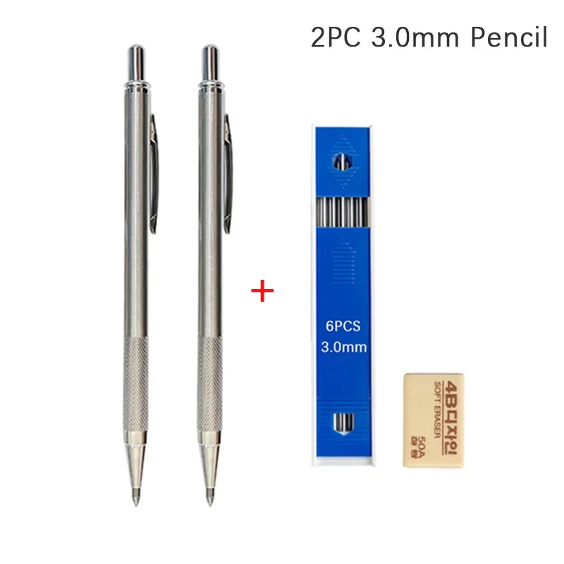 0.3 0.5 0.7 0.9 1.3 2.0mm Mechanical Pencil Set Full Metal Art Drawing Painting Automatic Pencil with Leads Office School Supply - Image 26
