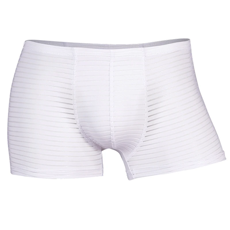 Mens Total Support Pouch Boxer Briefs Mesh Comfortable Cooling Moisture Wicking Underwear Breathable Elastic waistband Underpant - Image 7