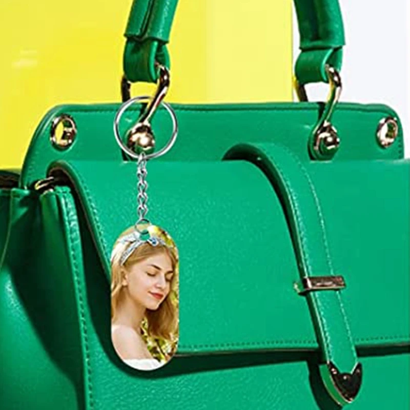 51 Pcs Dog Tag Ornaments Blanks Sublimation Blank Aluminum Keychains Board Y08E - Image 2