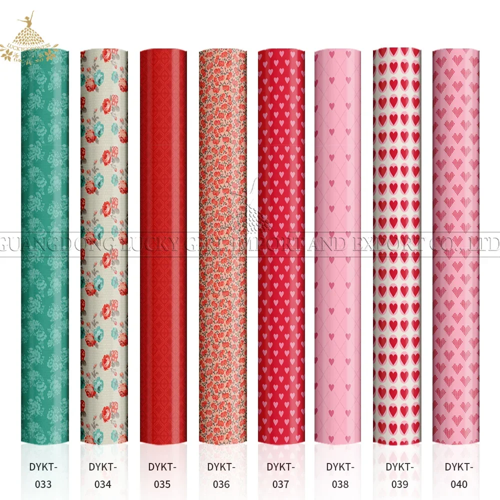 Lucky Goddness Pink Heart Infusible Transfer Ink Sheets 8 Pcs 12x12" Valentine's Day Sublimation Paper for Joy T-shirts Mugs DIY - Image 10