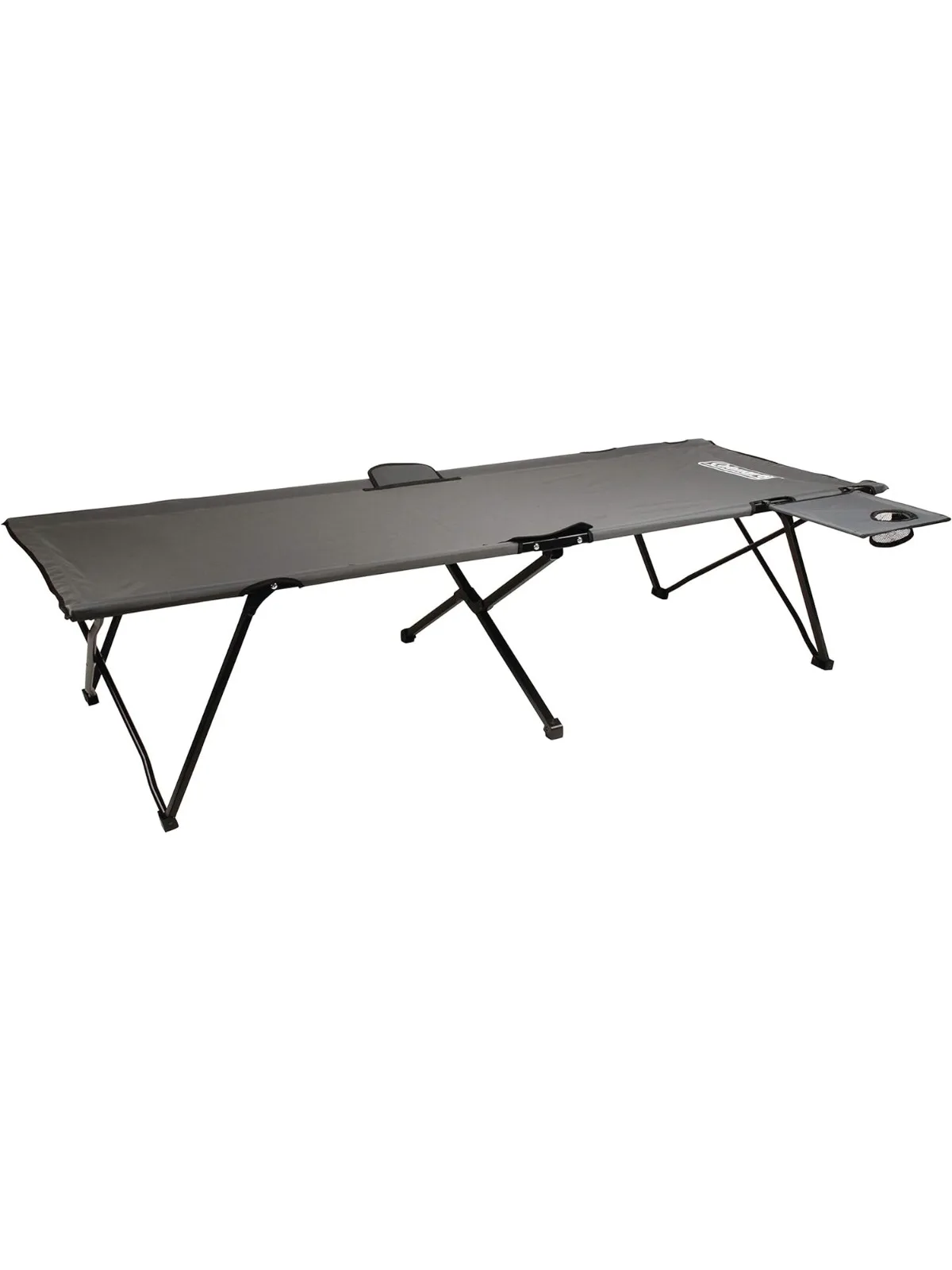 Pack-Away Camping Cot with Removable Side Table, Extra Wide Cot Fits Adults up to 6ft 6in or 300lbs Carry Bag Included - Image 2