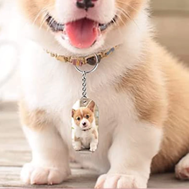 51 Pcs Dog Tag Ornaments Blanks Sublimation Blank Aluminum Keychains Board Y08E - Image 3