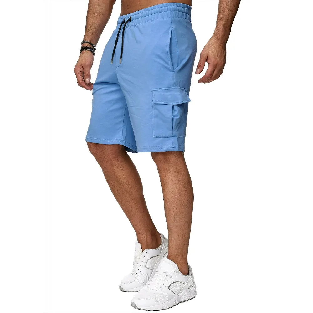 Running Shorts, Athletic Work Pants, Multi-Pocket Shorts Fitness Pantses, Athletic Casual 5/10 Pants - Image 6