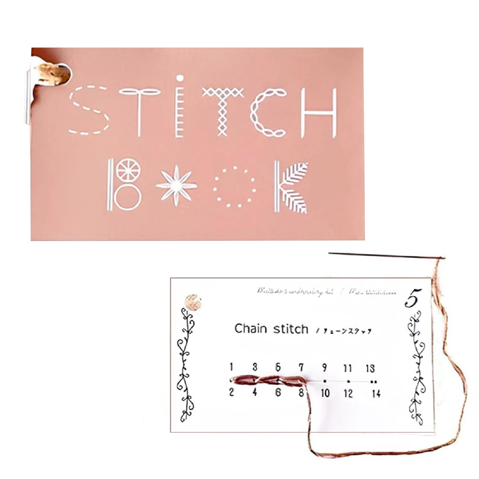 Mini Sewing Book Set Mini Sewing Book Embroidery Portable Travel Sewing Kit for Embroidery and Sewing Enthusiasts - Image 4