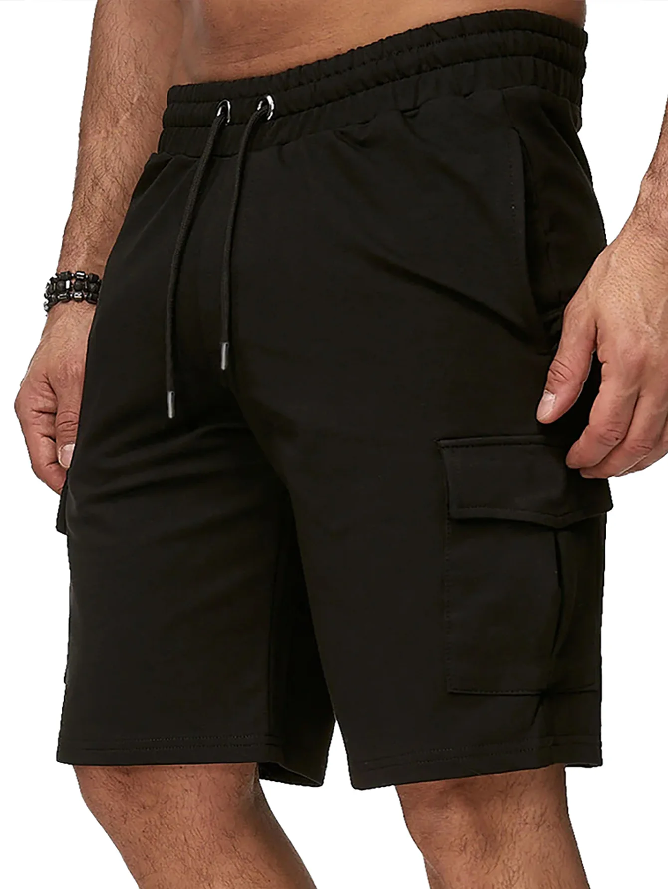 Running Shorts, Athletic Work Pants, Multi-Pocket Shorts Fitness Pantses, Athletic Casual 5/10 Pants - Image 9