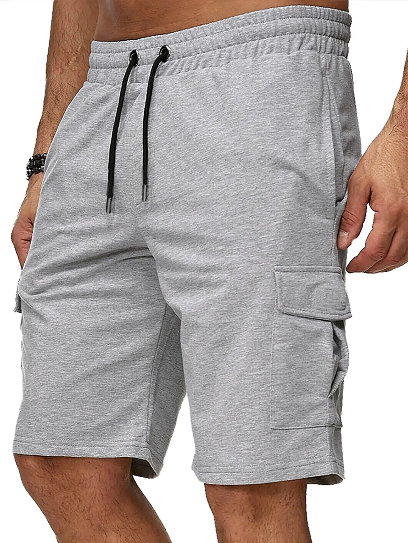 Running Shorts, Athletic Work Pants, Multi-Pocket Shorts Fitness Pantses, Athletic Casual 5/10 Pants - Image 11
