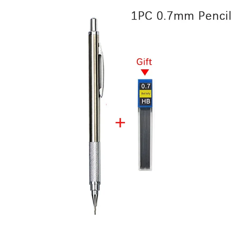 0.3 0.5 0.7 0.9 1.3 2.0mm Mechanical Pencil Set Full Metal Art Drawing Painting Automatic Pencil with Leads Office School Supply - Image 16