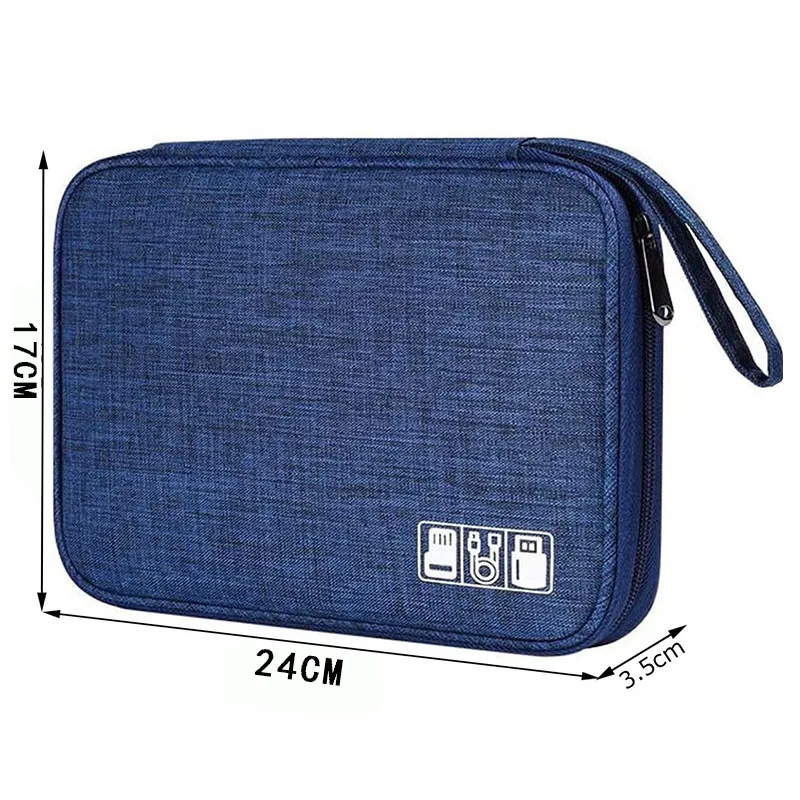 Digital Storage Bag USB Data Cable Organizer Portable Waterproof For Electronic Devices Earphone Line Charger Plug Travel - Image 2