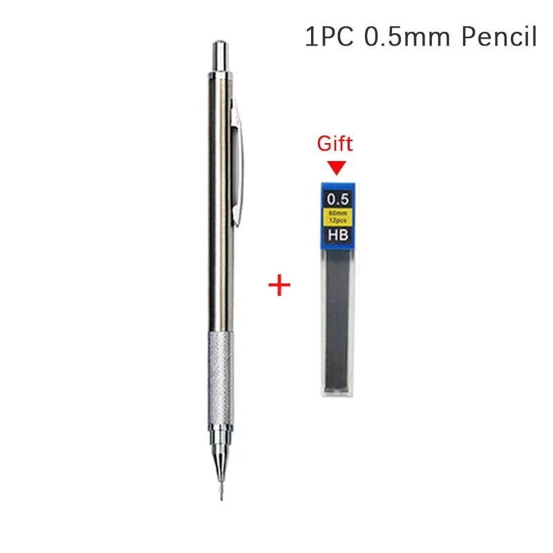 0.3 0.5 0.7 0.9 1.3 2.0mm Mechanical Pencil Set Full Metal Art Drawing Painting Automatic Pencil with Leads Office School Supply - Image 15