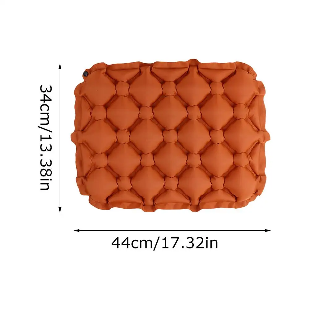 Inflatable Seat Cushion,Portable Lightweight Travel Air Sitting Pad,Moisture and Water Resistant Camping Chair Mat for Outdoor - Image 8