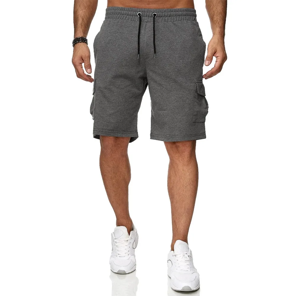 Running Shorts, Athletic Work Pants, Multi-Pocket Shorts Fitness Pantses, Athletic Casual 5/10 Pants - Image 4