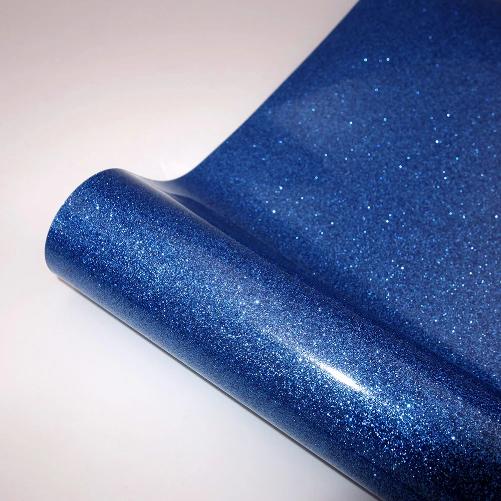 22 Colors Heat Transfer Glitter Vinyl Iron On For clothes Easy To Weed HTV Shirt High Elastic Decor Film Easy To Cut - Image 19