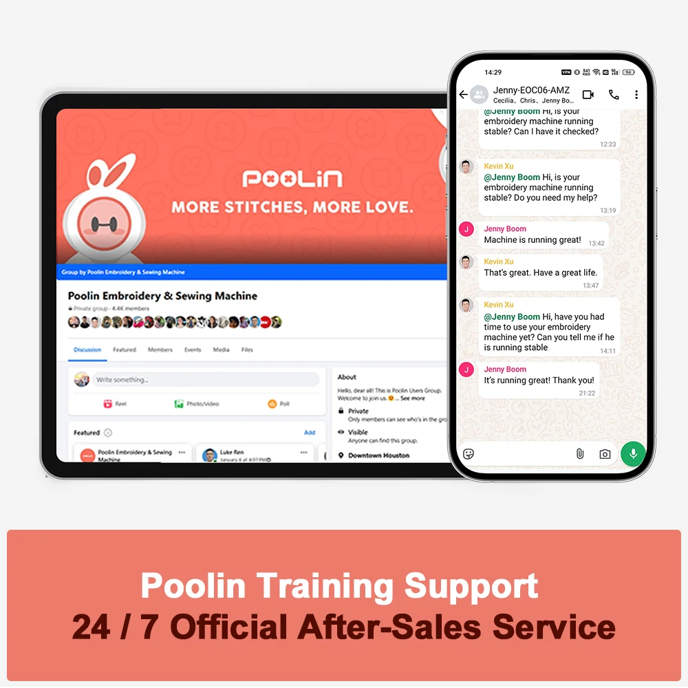 Poolin EOC06 New Home Use Computer Embroidery Machine Single Head Single Mini Portable Embroidery Machines - Image 6