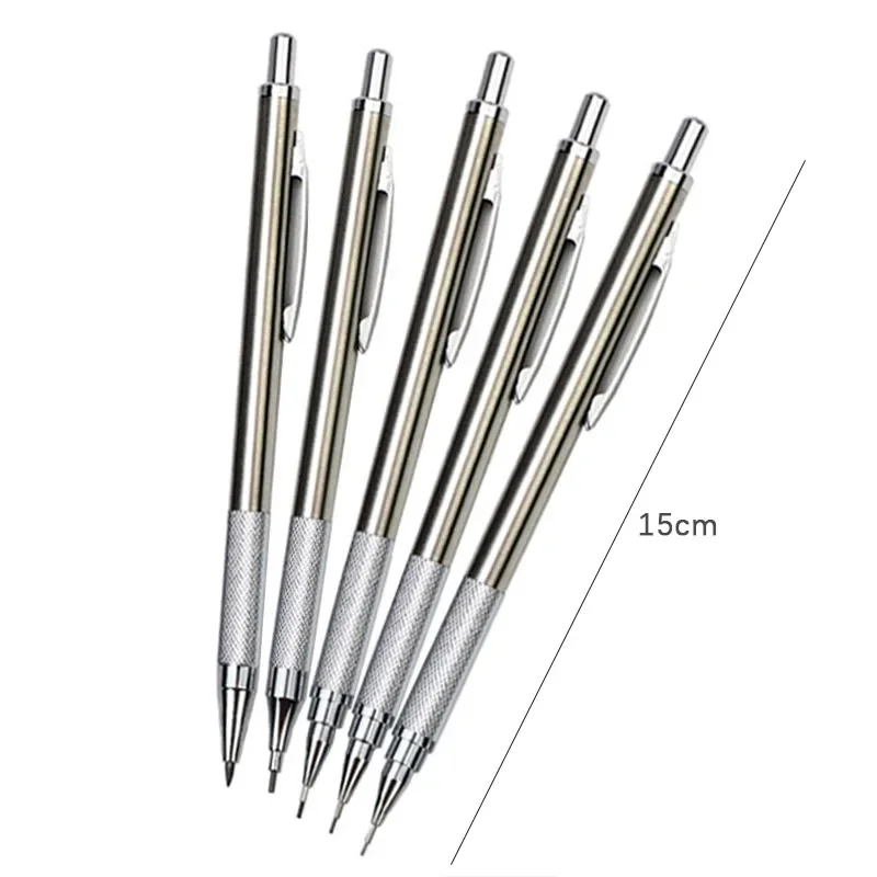 0.3 0.5 0.7 0.9 1.3 2.0mm Mechanical Pencil Set Full Metal Art Drawing Painting Automatic Pencil with Leads Office School Supply - Image 6