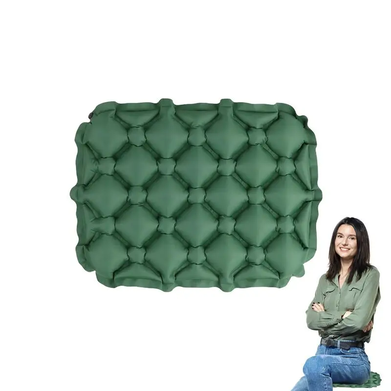 Inflatable Seat Cushion,Portable Lightweight Travel Air Sitting Pad,Moisture and Water Resistant Camping Chair Mat for Outdoor - Image 5