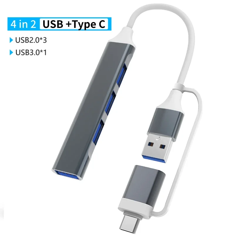 USB 3.0 Type C Adapter Docking Ststion USB 2.0 Port TF SD Card Reader Audio Output Multi-hub Splitter for Macbook Pro Computer - Image 13