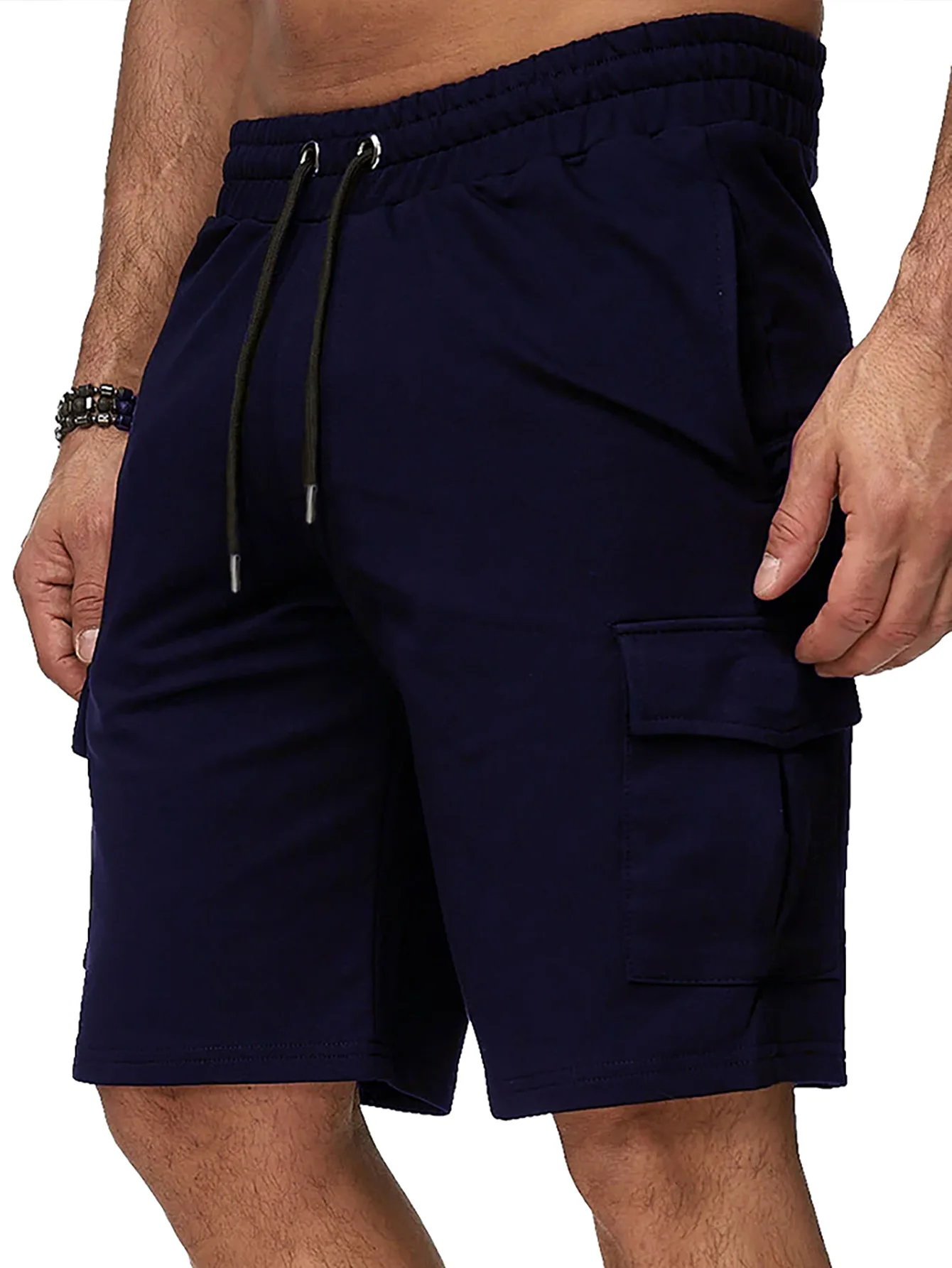 Running Shorts, Athletic Work Pants, Multi-Pocket Shorts Fitness Pantses, Athletic Casual 5/10 Pants - Image 8
