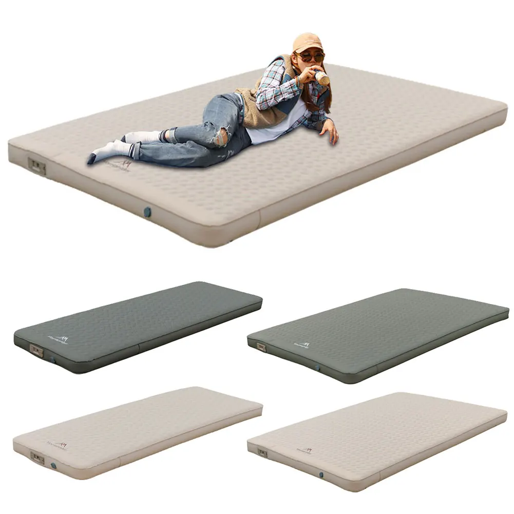 Outoor C12 Air Mattress Camping Built-in Pump Self-inflating Cushion Outdoor Tent Inflatable Bed Single Double sleeping Pad