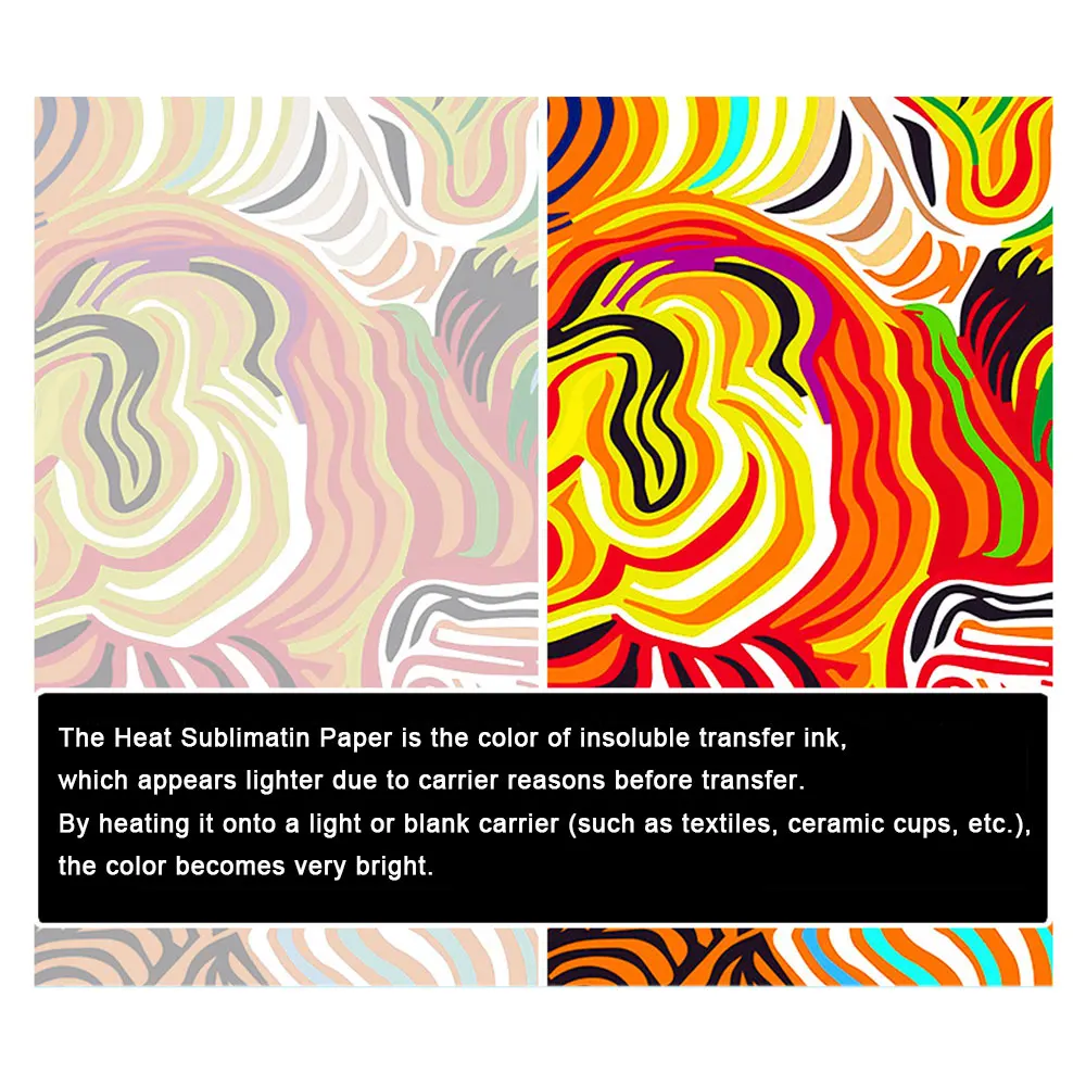 Infusible Ink Transfer Sheet 12" x 10"/19"/39" Galaxy Sublimation Transfer Paper for cut Mug DIY T- Shirts Coasters Tote Bags - Image 3