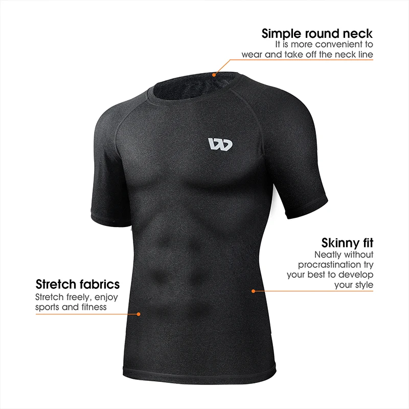 Sportswear Gym Fitness Tracksuit Men's Running Sets Compression Basketball Underwear Tights Jogging Sports Suits Clothes Dry Fit - Image 2