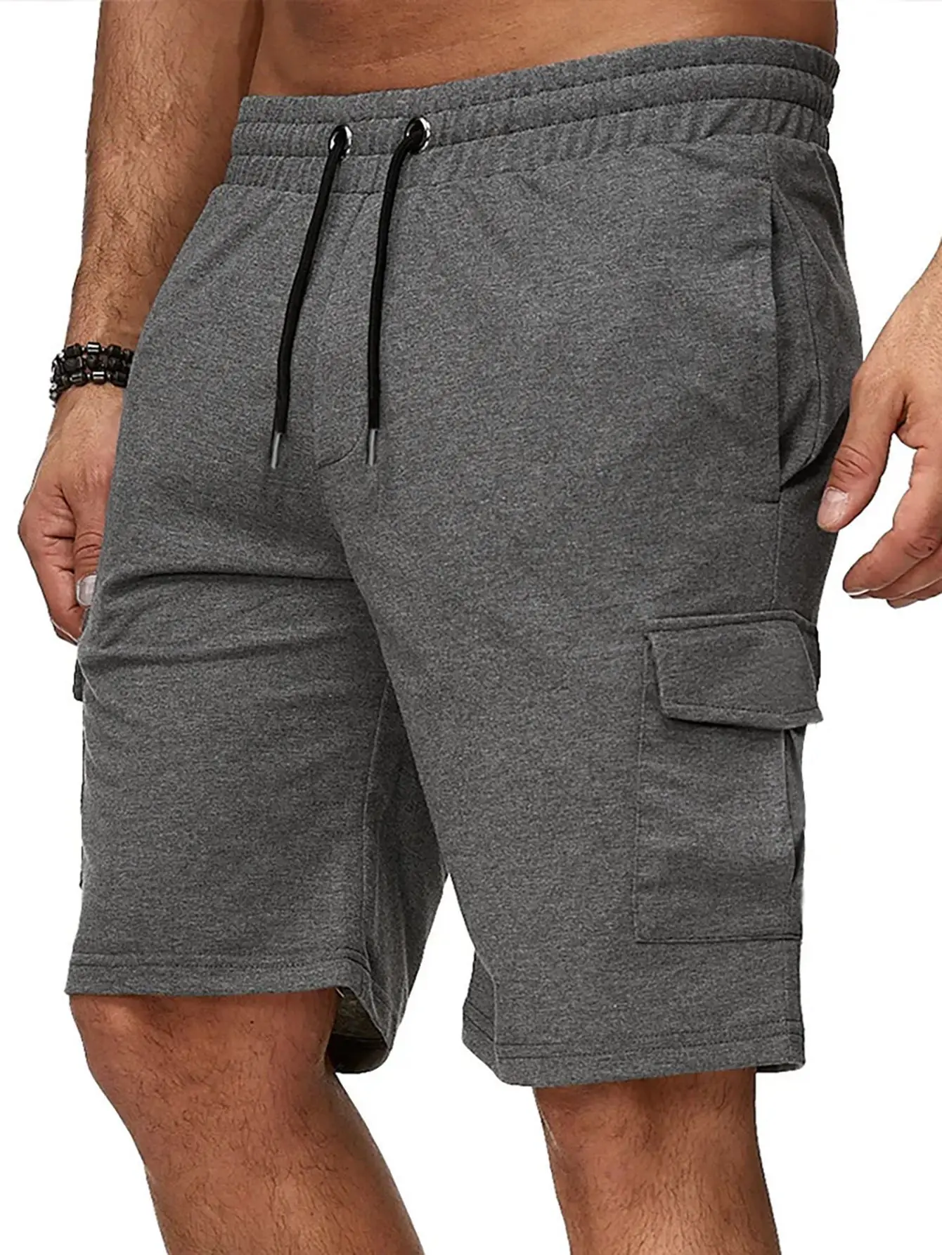Running Shorts, Athletic Work Pants, Multi-Pocket Shorts Fitness Pantses, Athletic Casual 5/10 Pants - Image 10