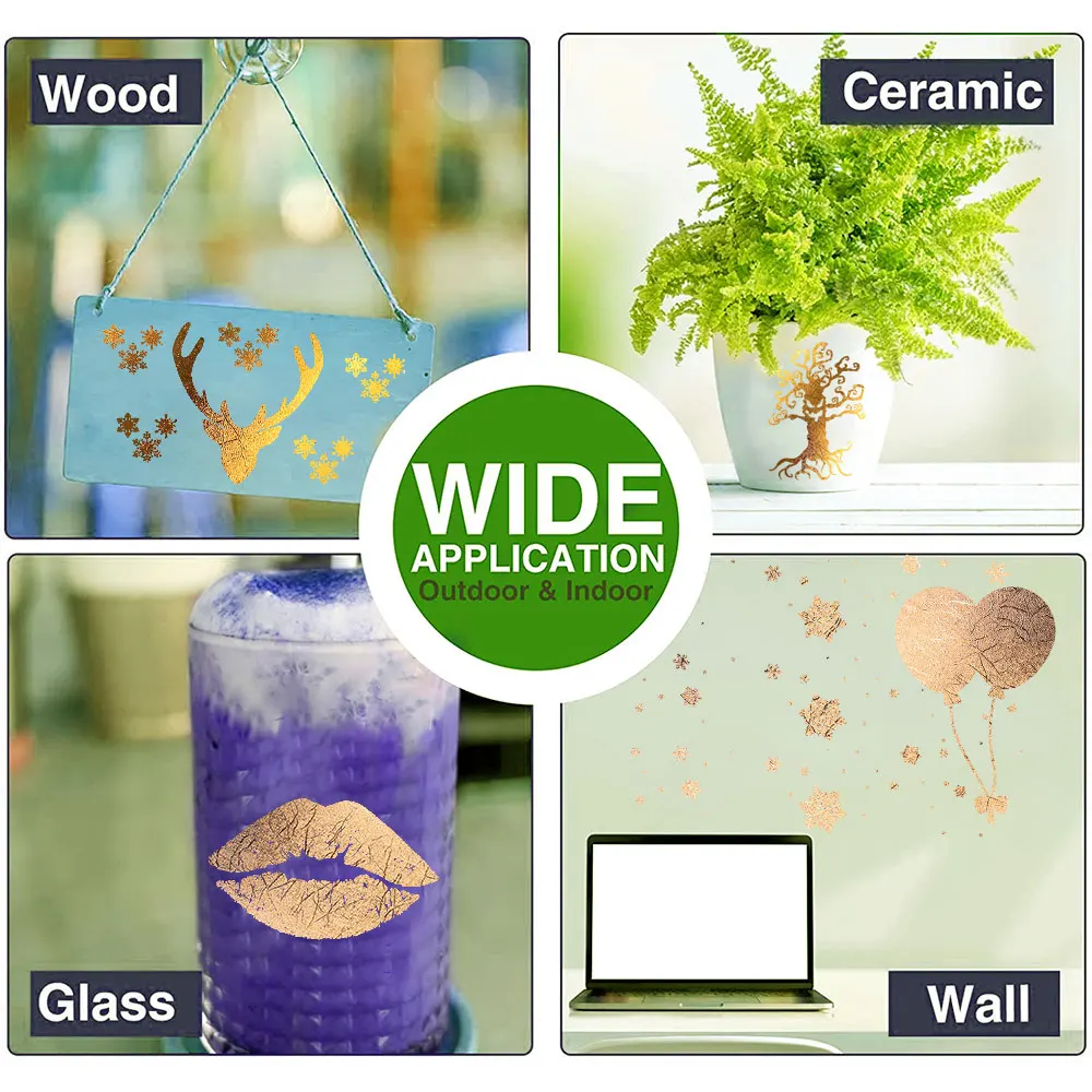 12in x 10in Holographic Rainbow Adhesive Vinyl Film Sheet Mugs Cup Window Ceramics Holiday Decoration For Cut - Image 4