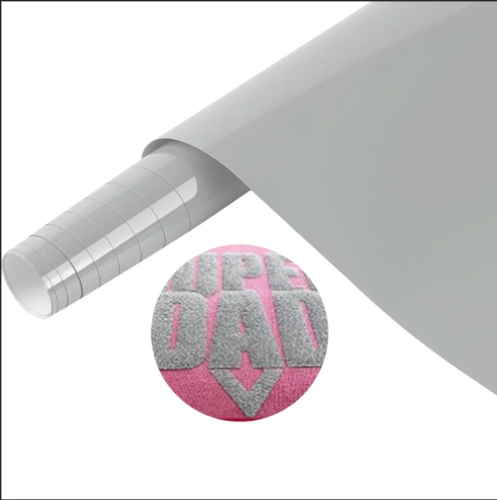 XFX Puff Vinyl Heat Transfer 3D Puff Heat Transfer Vinyl HTV Puff Vinyl for Heat Press T Shirt Compatible with Film - Image 7