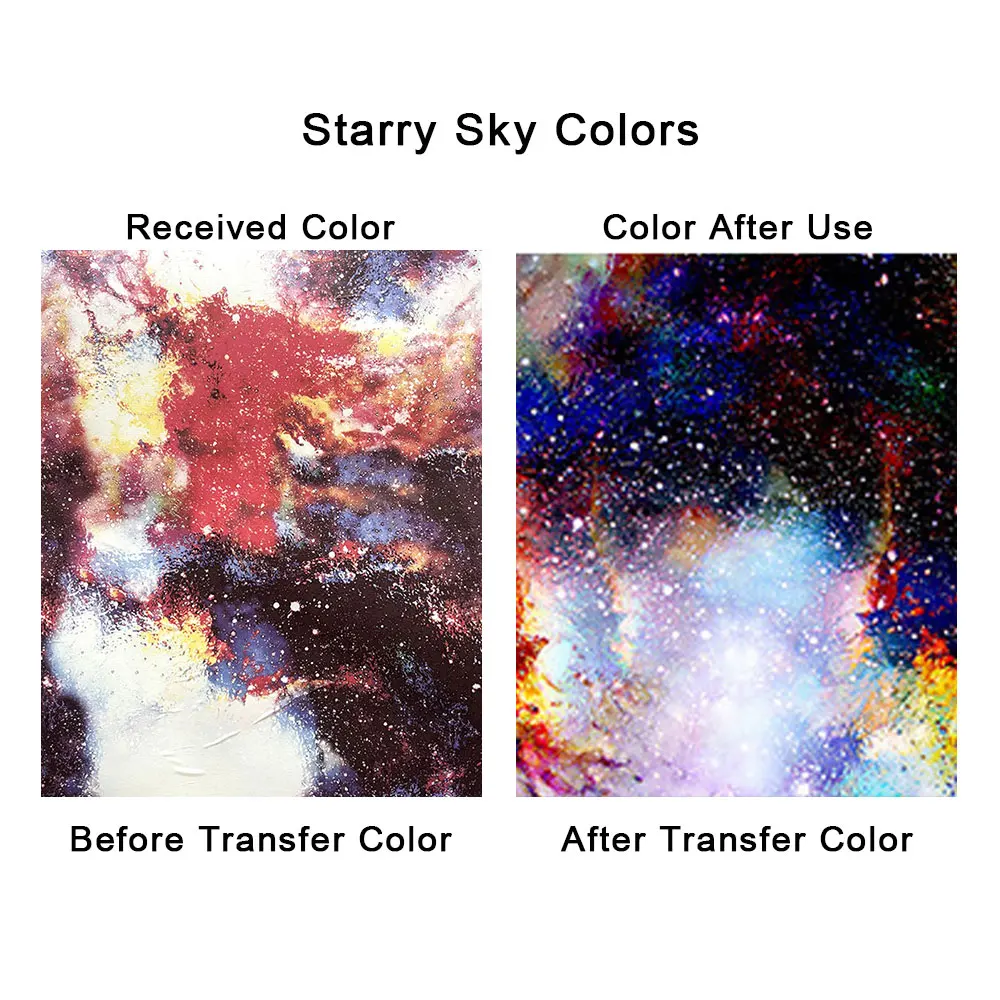 Infusible Ink Transfer Sheet 12" x 10"/19"/39" Galaxy Sublimation Transfer Paper for cut Mug DIY T- Shirts Coasters Tote Bags - Image 12