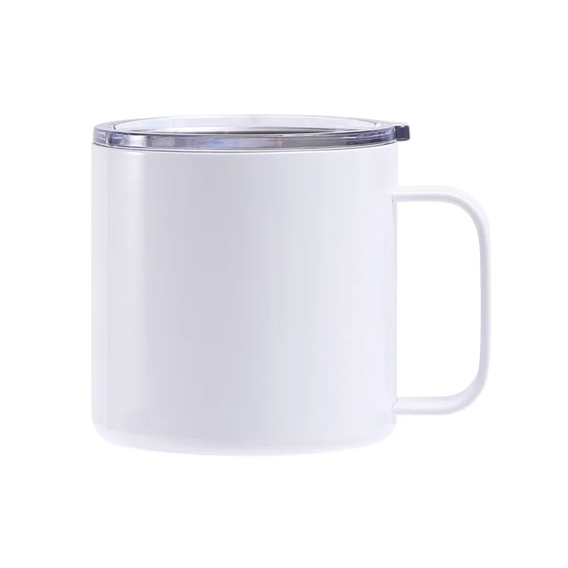 Sublimation Blanks Tumbler Coffee Mugs Milk Cup With Handle Lid Double Wall Stainless Steel Water Bottle Insulated Car Cup - Image 8