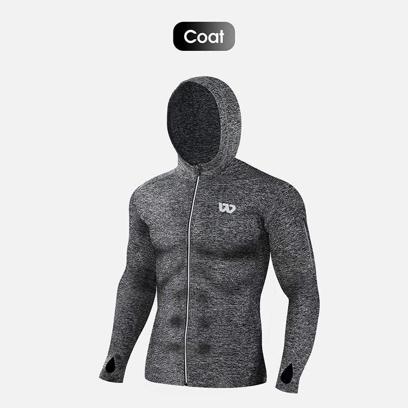 Sportswear Gym Fitness Tracksuit Men's Running Sets Compression Basketball Underwear Tights Jogging Sports Suits Clothes Dry Fit - Image 11