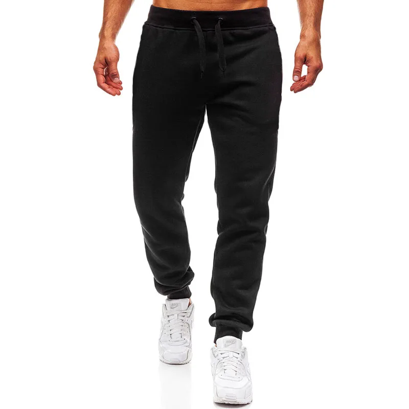 Men's Athletic Trainning Joggers Casual Loose Fit Sweatpants Spring Fall Fleece Lined Pants Elastic Waist Drawstring Trousers - Image 17