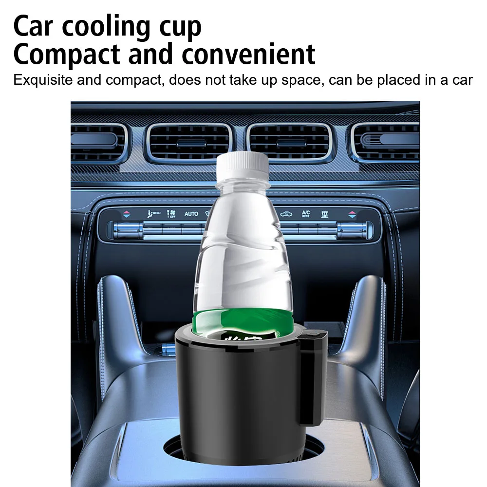 Smart Cup Heat Preservation Portable Water Warmer Bottle Car Cooling Heating Cup Holder Rapid Refrigeration Kettle DC 12V - Image 5