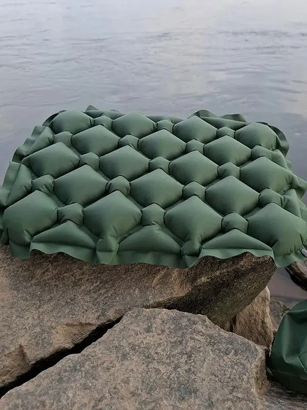 Inflatable Seat Cushion,Portable Lightweight Travel Air Sitting Pad,Moisture and Water Resistant Camping Chair Mat for Outdoor - Image 3