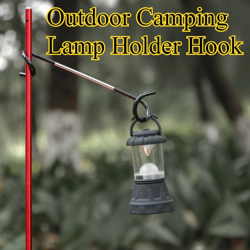 Stainless Steel Light Stand Holder Hooks Hook Accessories Lantern Hanger Portable Multifunctional Outdoor Camping Tools