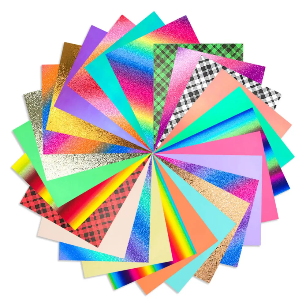 12in x 10in Holographic Rainbow Adhesive Vinyl Film Sheet Mugs Cup Window Ceramics Holiday Decoration For Cut - Image 6