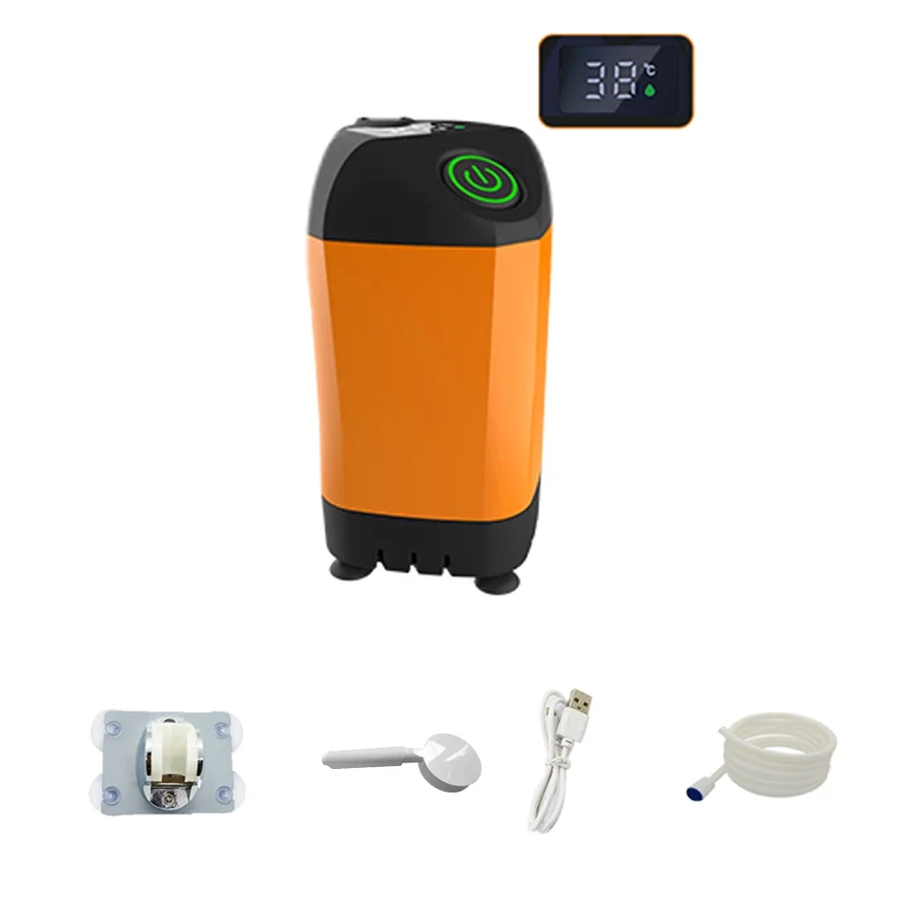 Outdoor Camping Shower IPX7 Waterproof with Digital Display Portable Electric Shower Pump for Hiking Travel Beach Pet Watering - Image 7