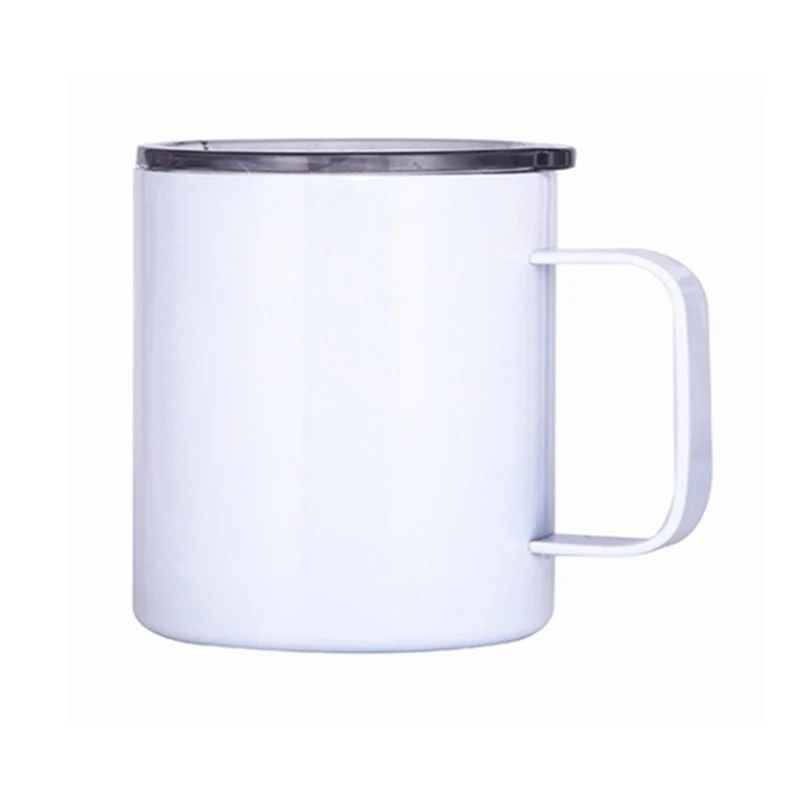 Sublimation Blanks Tumbler Coffee Mugs Milk Cup With Handle Lid Double Wall Stainless Steel Water Bottle Insulated Car Cup - Image 9
