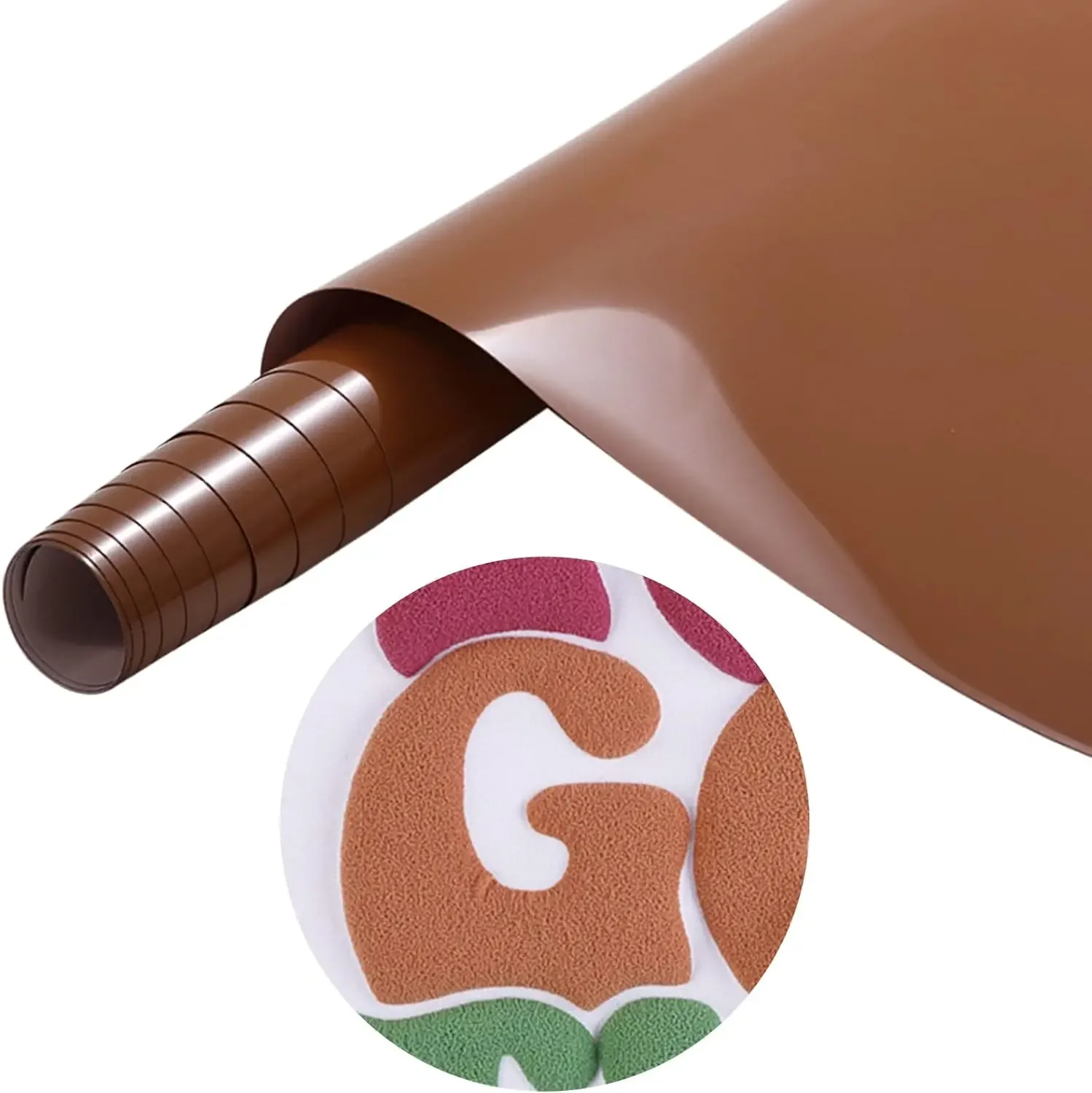 XFX Puff Vinyl Heat Transfer 3D Puff Heat Transfer Vinyl HTV Puff Vinyl for Heat Press T Shirt Compatible with Film - Image 8