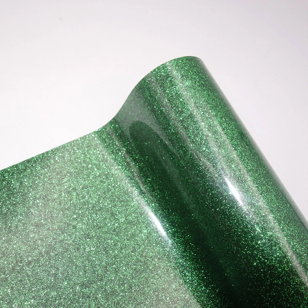 22 Colors Heat Transfer Glitter Vinyl Iron On For clothes Easy To Weed HTV Shirt High Elastic Decor Film Easy To Cut - Image 11