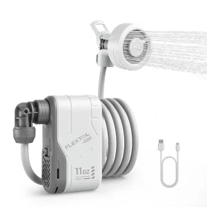 FLEXTAIL MAX SHOWER - Portable Electric Shower Pump IPX7 Waterproof for Outdoor Shower, Car Washing, Dishwashing, Pet Cleaning