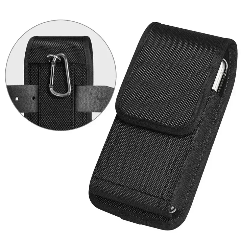 Tactical Cell Phone Pouch Holster with Buckle Protable Wallet Card Waist Pack Outdoor Carrying Case Sports Nylon Outdoor Tools - Image 3