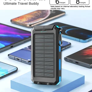 Waterproof Outdoor Solar Power Bank 38800mAh Dual USB Travel Outdoor Solar Mobile Phone Charger Solar Powerbanks For Camping